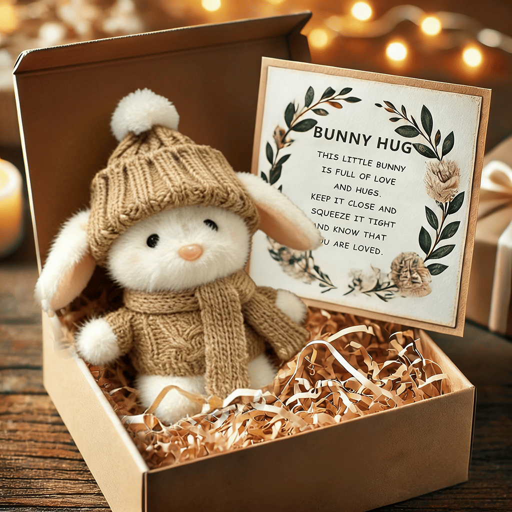 🎉Special Sale🐇Handmade Mini Bunny Hug Cute Easter Gift🎁 🔥🔥 Buy 2, Get 10% Off