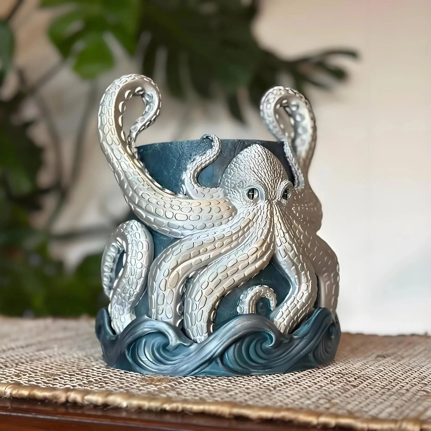 🥳3D Printed Kraken Planter – Octopus Planter with Tray🔥BUY 2 GET 10% OFF