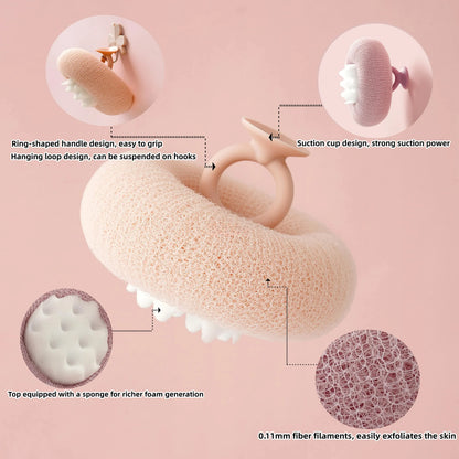 🥰Suction Cup Super Soft Bath Sponge Flower