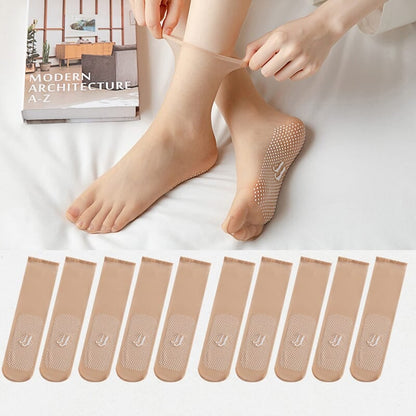 🔥🔥Invisible, Slip-resistant Crystal Silk Socks