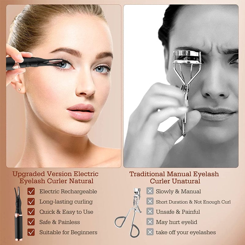 Electric Eyelash Curler for Instant Glam ✨ Blink & Dazzle!