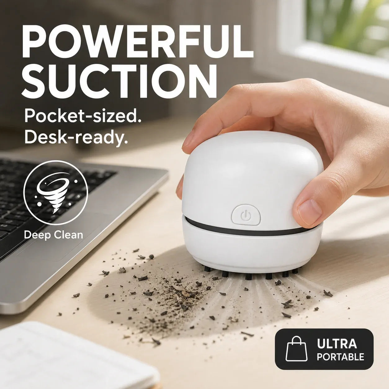 Portable Mini Desk Vacuum Cleaner
