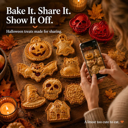 🎃 8-Piece Halloween Mini Hand Pie Mold Set - BUY 2 GET 1 FREE
