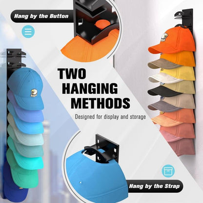 🧢 Stop Messy Caps — Organize 10+ Hats in Seconds