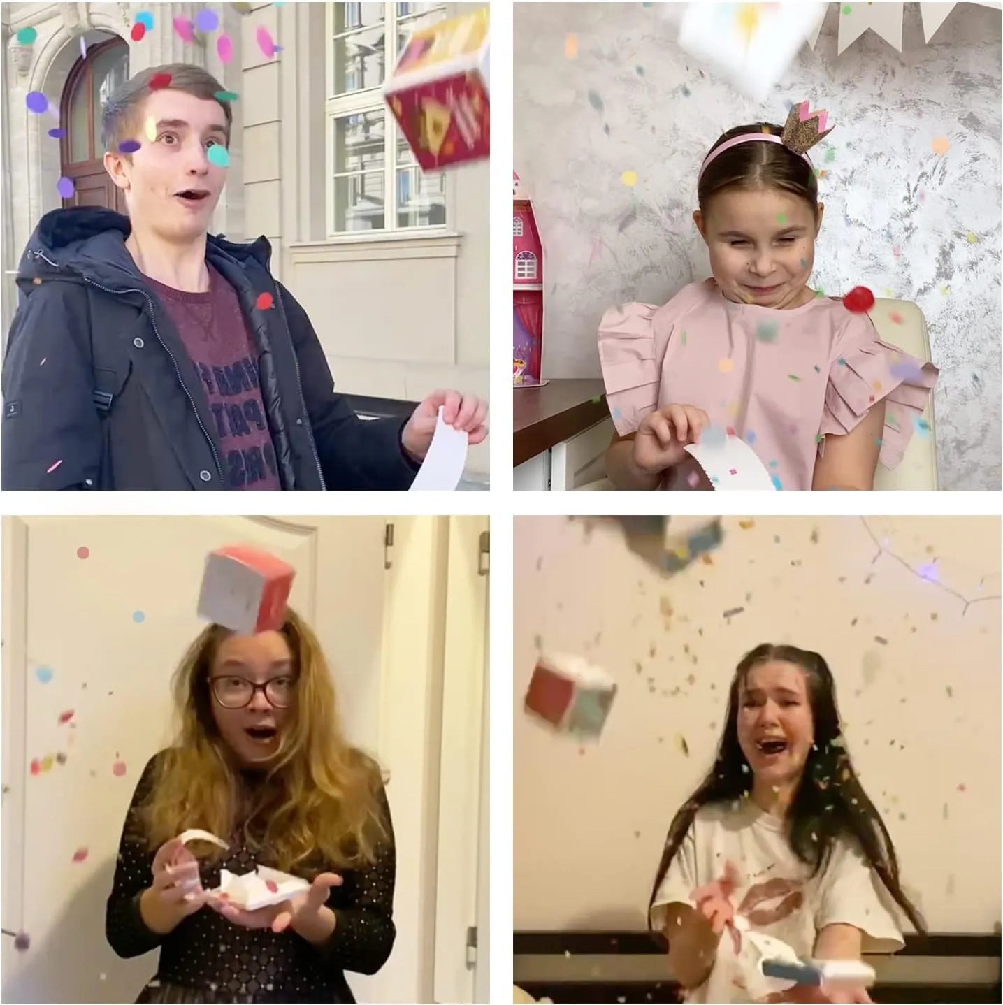 ✨Christmas Exploding Confetti Surprise Card – Pop-Up Joy in Every Envelope 🎄✨