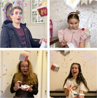 ✨Christmas Exploding Confetti Surprise Card – Pop-Up Joy in Every Envelope 🎄✨