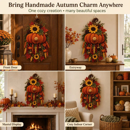 🔥 HOT SALE 🔥⏳ New Arrival 49% OFF – 🧶 DIY Seasonal 3D Crochet Door Hanger Kit Collection | Coordinated Yarn, Filling, Accessories & Step-by-Step Instructions Included 💕