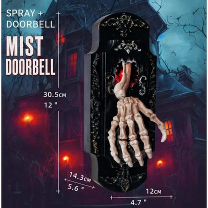 📢📢50% OFF !! ⏰Spooky Skull Door Bell Hanging Decoration