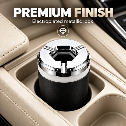 Vehicle-Mounted Rotating Sealed Lid Car Ashtray
