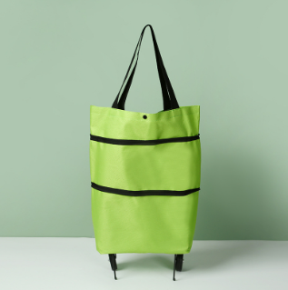 🏆 Last Day Special Price ! 🔥 2-in-1 Shopping Bag Foldable Green Bag