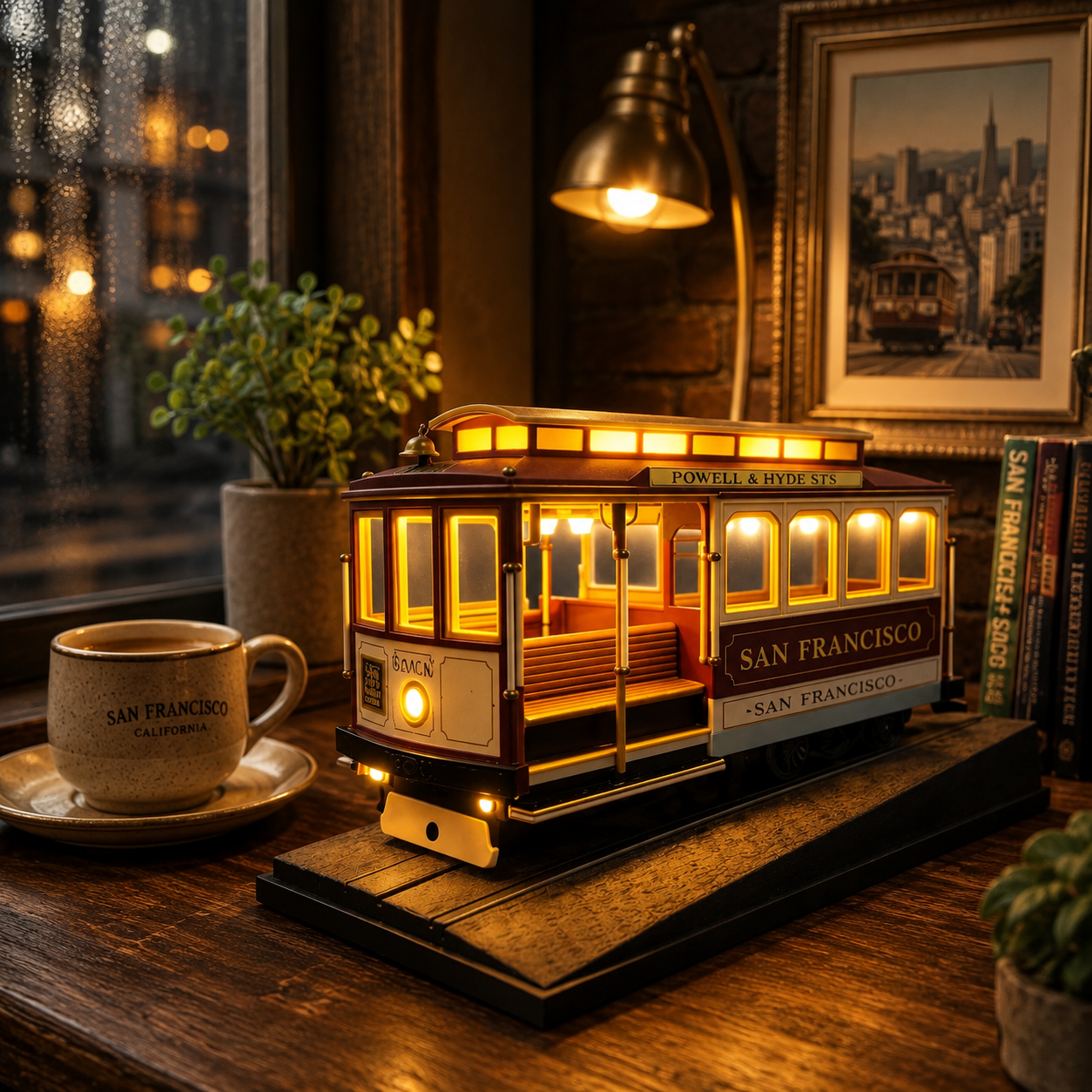 ⏰49% OFF Vintage San Francisco Tram Desk Lamp