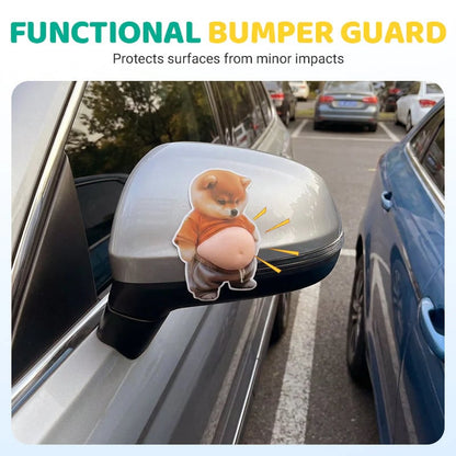🏆⚡ 50K+ SOLD! 3D Cute Shiba Inu Self-Adhesive Door Stopper & Stress Ball(2 Pack )