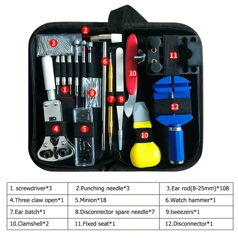 🔥Best Selling Watch Repair Tool Kit ⌚️Limited Time Discount