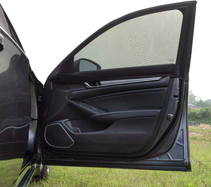 Car Anti‐Mosquito Screen/Net, 4 Pack Car Sunshade Curtain, Mosquito Net For Car Glass, Privacy Window Mesh