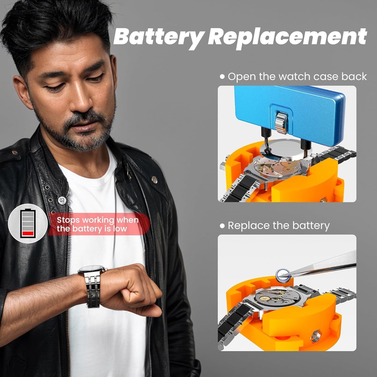 🔥Best Selling Watch Repair Tool Kit ⌚️Limited Time Discount