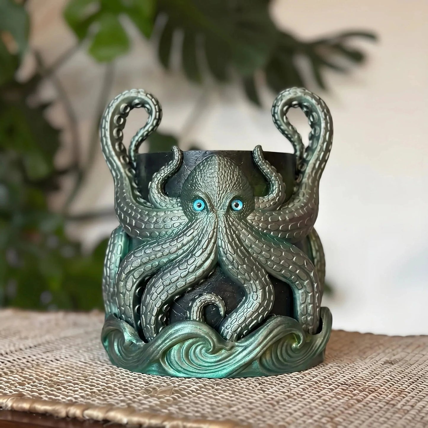 🥳3D Printed Kraken Planter – Octopus Planter with Tray🔥BUY 2 GET 10% OFF