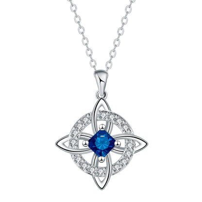 Mystical Birthstone Witches Knot Necklace – Natural Crystal🔮💞Protect Your Loved Ones
