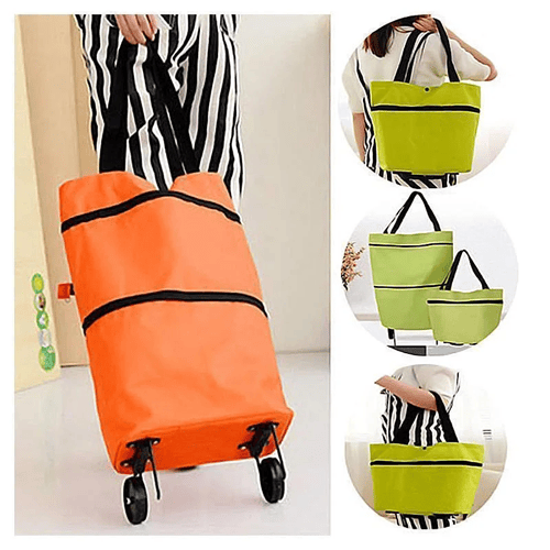 🔥LAST DAY 40% OFF🔥 2 in 1 Foldable Shopping Cart Bag🎁