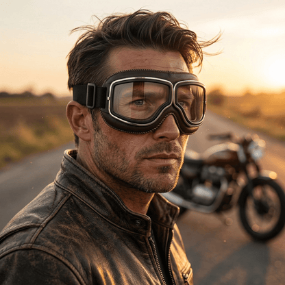🕶️Vintage Motorcycle Goggles (Fits Over Glasses)