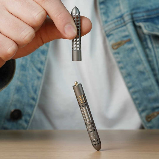 LIGHT: Forever Bendable Titanium Pen, Flexible Portable Metal Pen