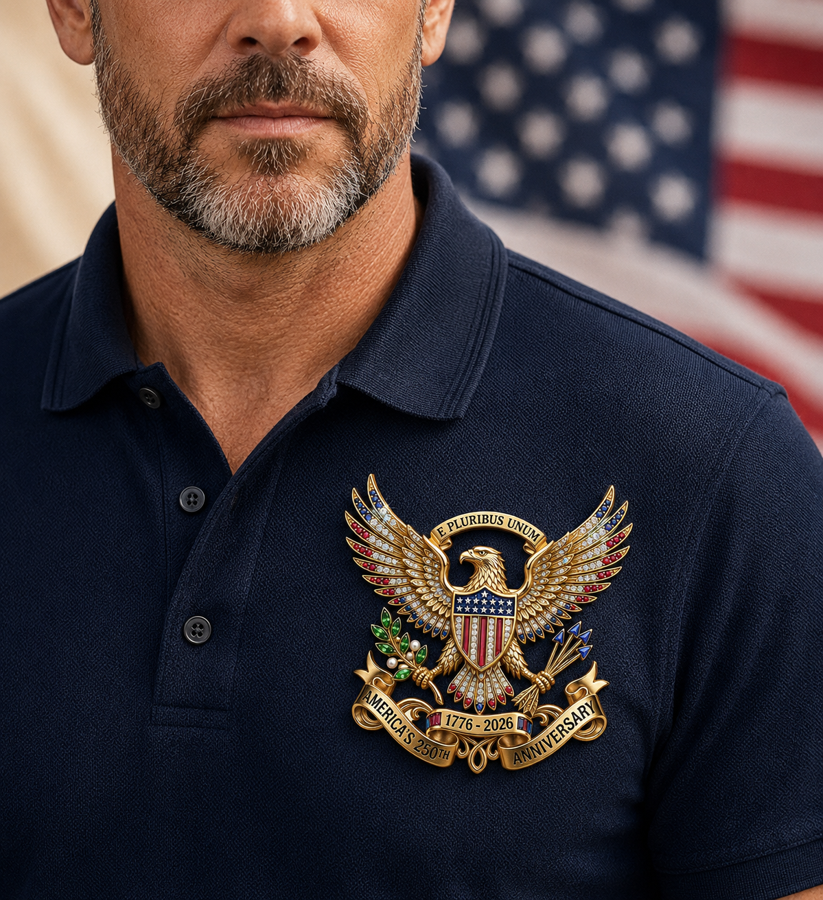 🇺🇸 America 250th Anniversary Brooch 🦅