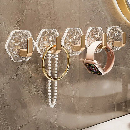 10 PCS Punch-Free Ripple Wall Adhesive Hooks🥳