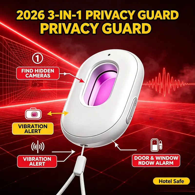 2nd Gen Hidden Camera Detector – Infrared Lens Finder with 3D Spatial Chip & Spectrum Scanning