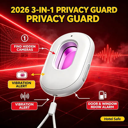 2nd Gen Hidden Camera Detector – Infrared Lens Finder with 3D Spatial Chip & Spectrum Scanning