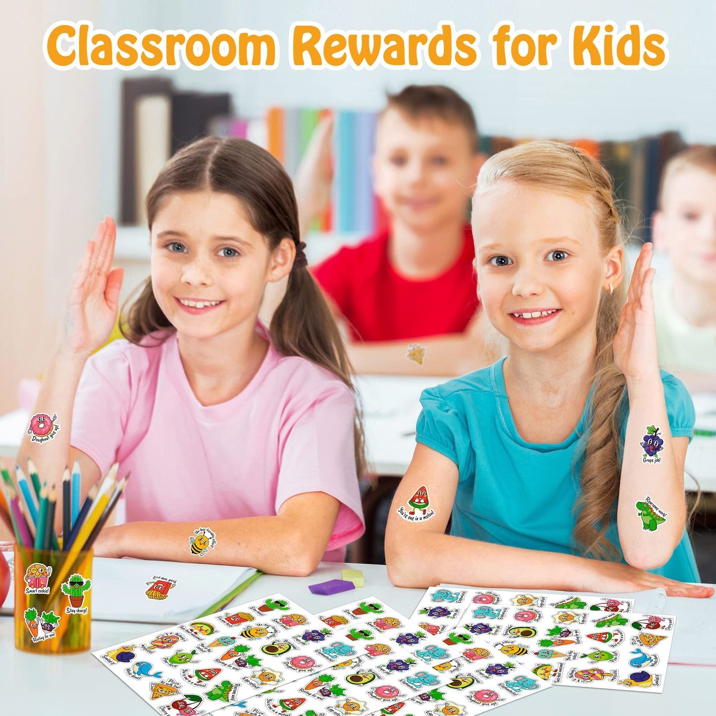 🏆Flash Sale⚡ Teacher Stickers for Kids – Motivational Reward Stickers, Classroom & Homeschool Supplies