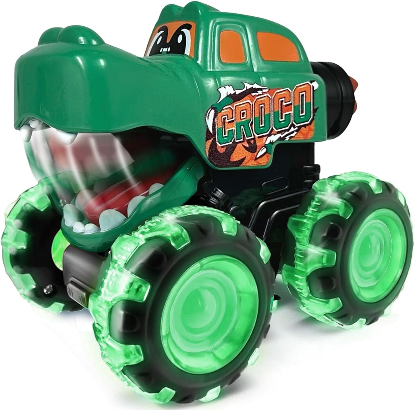 🎁Dino Truck Toy with Motion Activated Light
