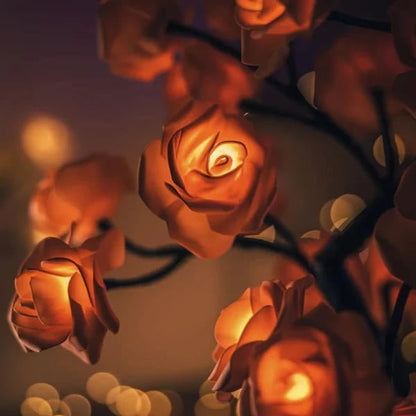 📢📢70% OFF!!⏰🌹Rose Flower Design Tree Night Light🌟