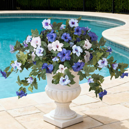 🔥Lifelike Faux Petunias: Weatherproof and UV-Resistant🌷