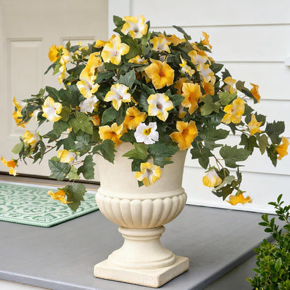 🔥Lifelike Faux Petunias: Weatherproof and UV-Resistant🌷