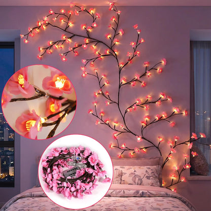 Remote control japanese sakura cherry blossom branch light🌸