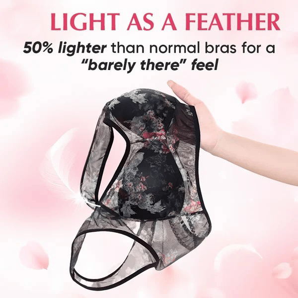 🔥Cooling Comfort Bra Made From Ice Silk And Lace👍