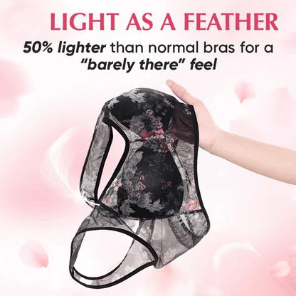🔥Cooling Comfort Bra Made From Ice Silk And Lace👍
