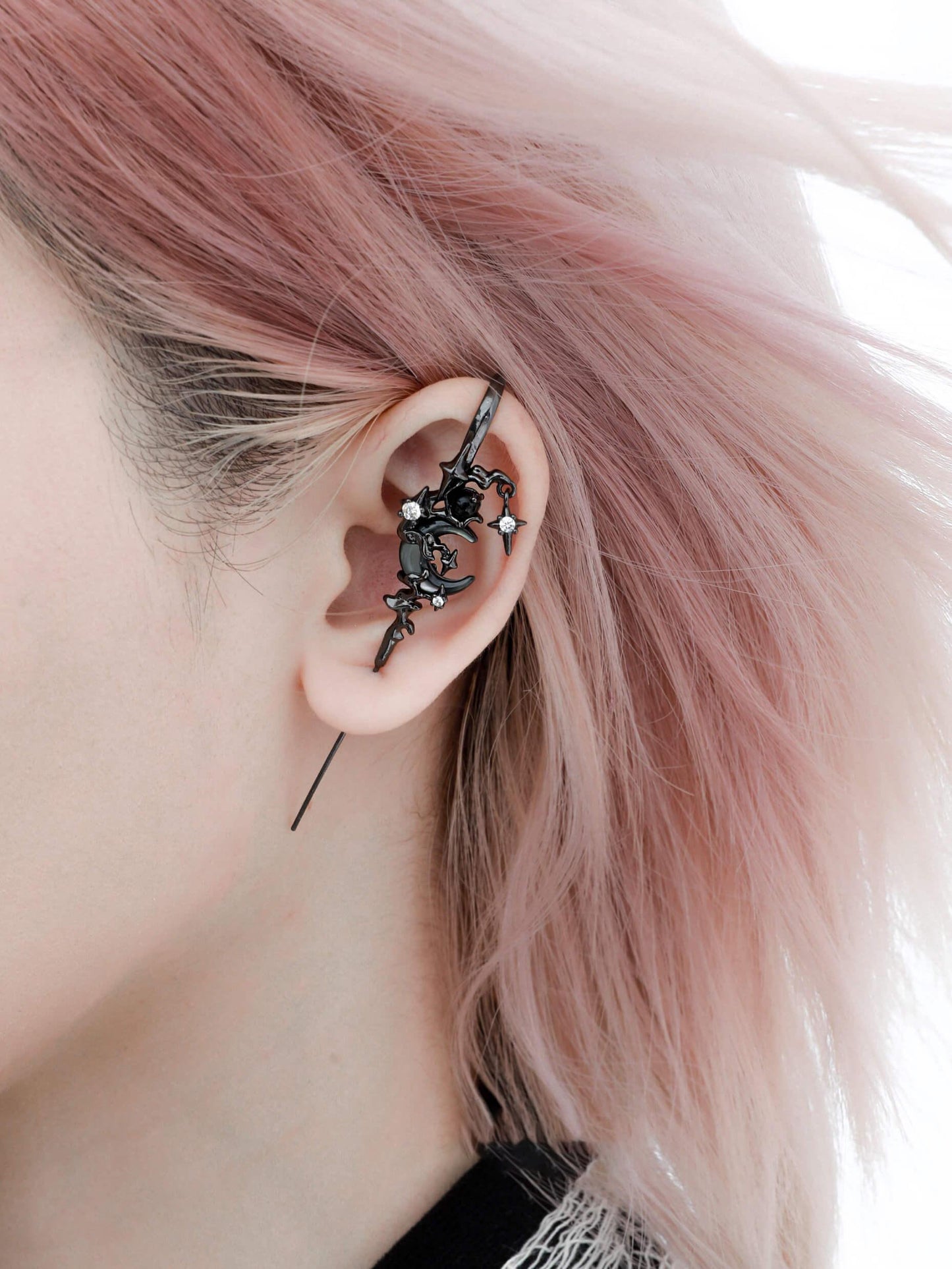 😍😍😍MYTH OF THE MOON Ear Hook Needle Piercing Earring 🔥🔥🔥Buy 2 Get 10% Off