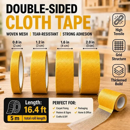 ✨High-Tack Double-Sided Mesh Tape