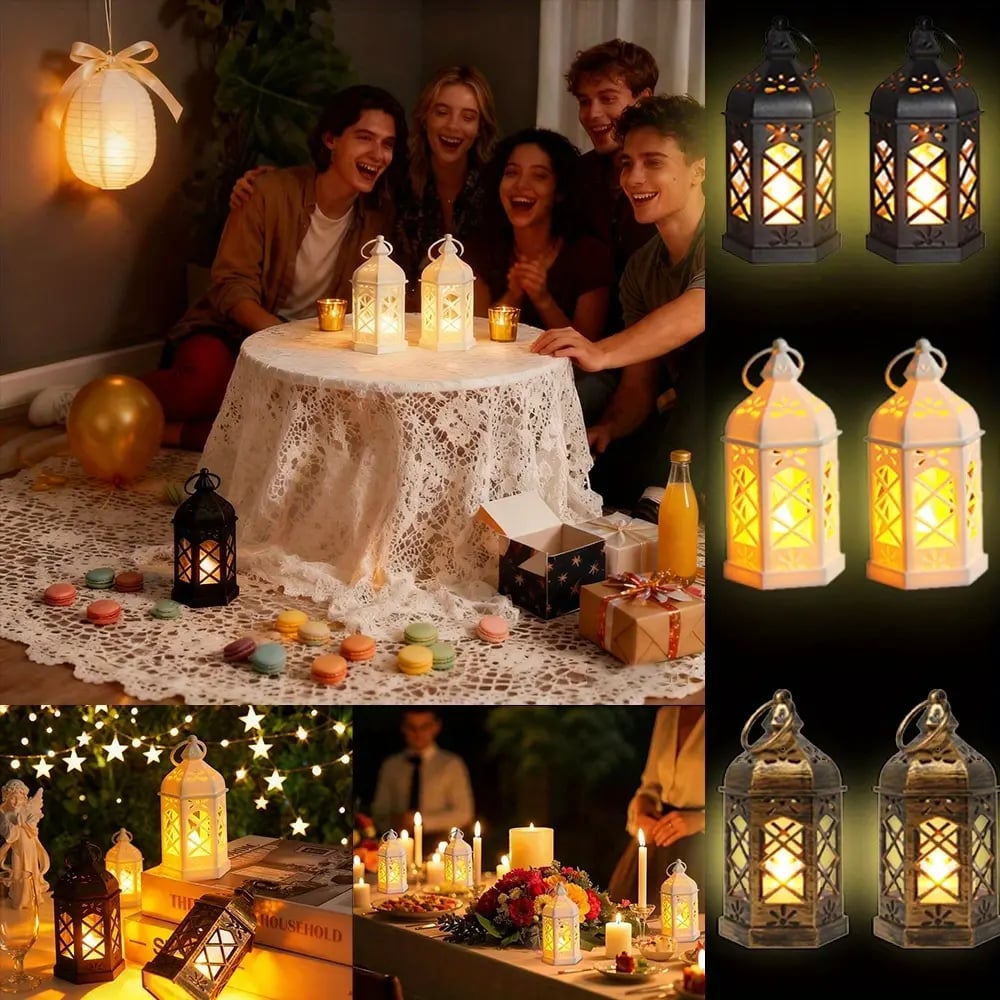 🔥Antique Style LED Chandeliers with Warm Ambient Lighting