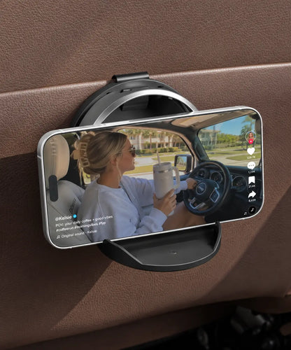 Universal Foldable Car Cup Holder with Hook – Space-Saving Vehicle Drink Organizer