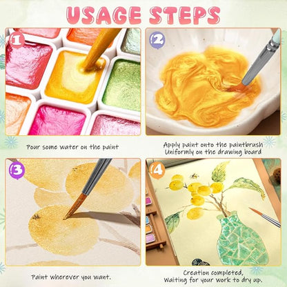 🔥Shifting Watercolor Painting Set 🥳Buy 2 Get 1 Free