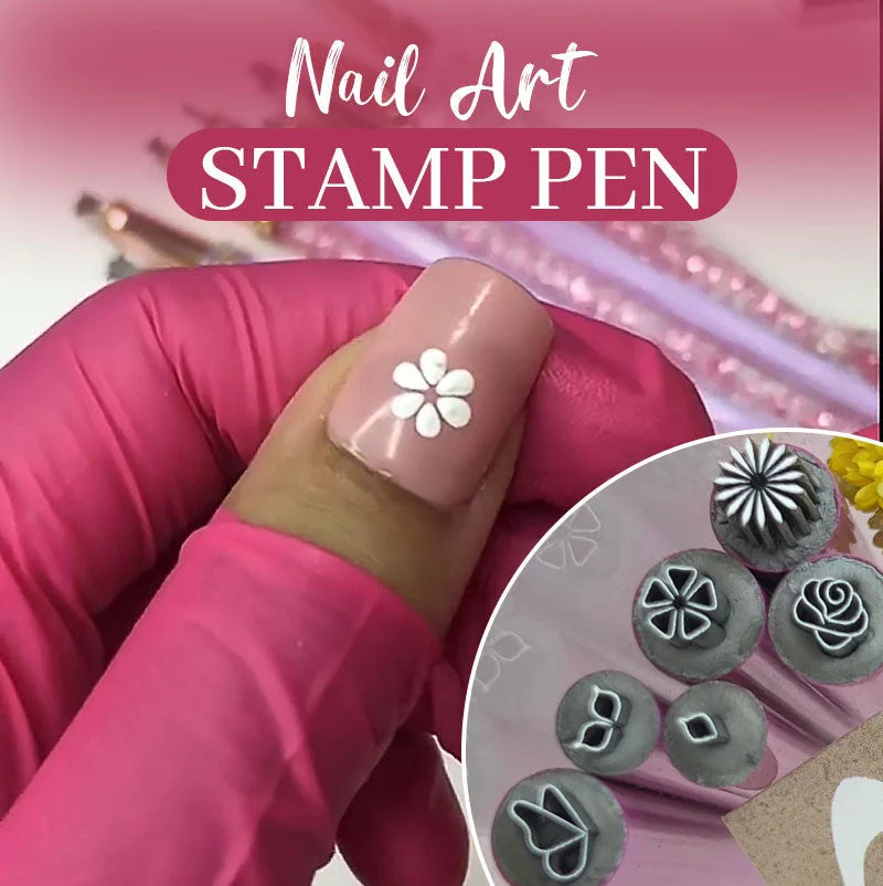 👉 💅 Nail Art Stamp Pen Set