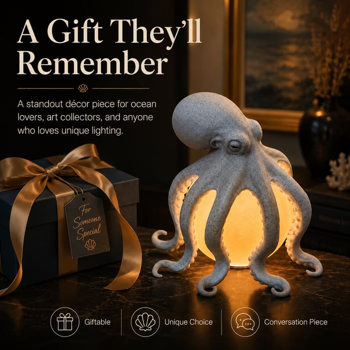 🐙 Octopus Ocean Table Lamp