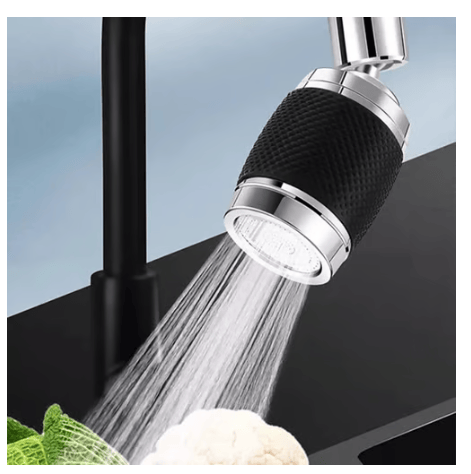 🔥Splash proof booster swivel kitchen filter tap
