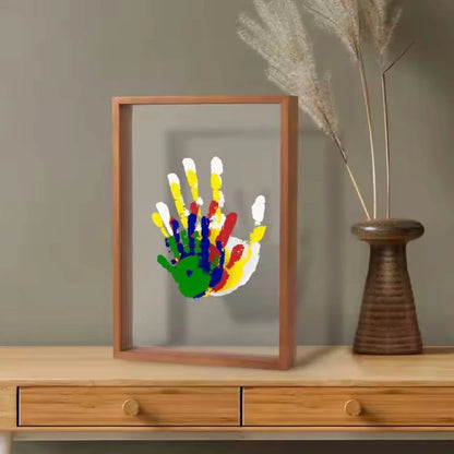 👶 Toddler Handprint Keepsake Frame – Capture Precious Memories Forever