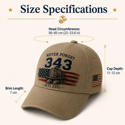 🧢Never Forget 343 Memorial Cap 🎁Buy 2 Get 10% Off