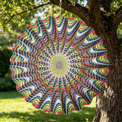 ✨3D Rotating Wind Spinner🏡Metal Garden Hanging Decor for Patio & Yard