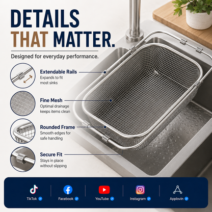 Great Gift - Expandable Over The Sink Dish Drying Rack