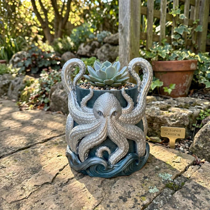 🥳3D Printed Kraken Planter – Octopus Planter with Tray🔥BUY 2 GET 10% OFF