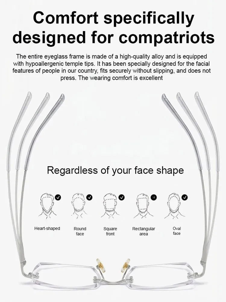 【Co-Created by Designers】Gypsophila Smart Zoom and Color-Changing Reading Glasses